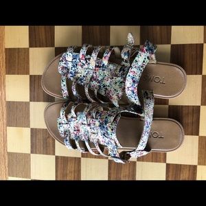 Floral Toms Sandals